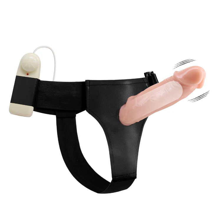 Strap On Hollow Dildo Vibrator By Bailey - Image 7