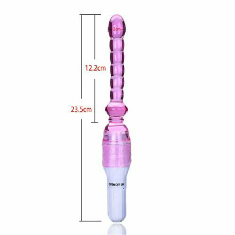 JELLY VIBRATOR LONG ANAL BEADS - Image 4